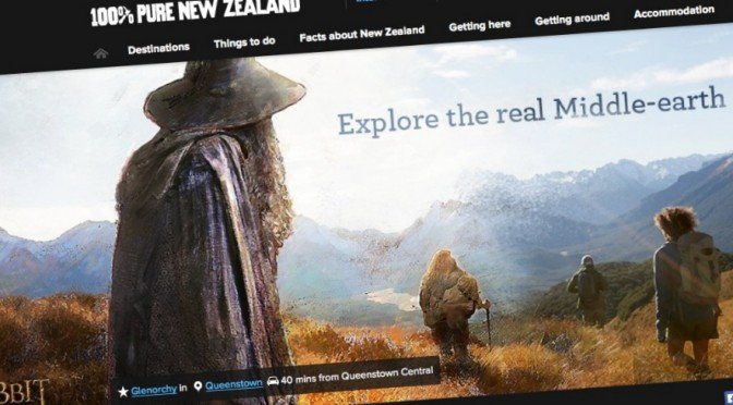 NewZealand.com y la promoción del turismo en páginas oficiales