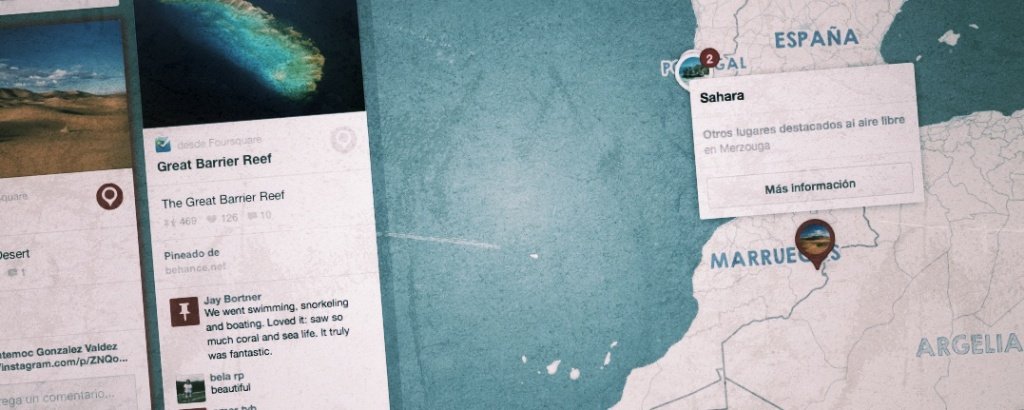 Pinterest: Mapas y pines