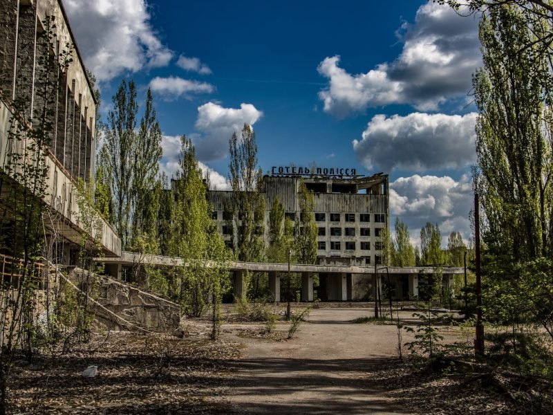 abandoned buildings in chernobyl