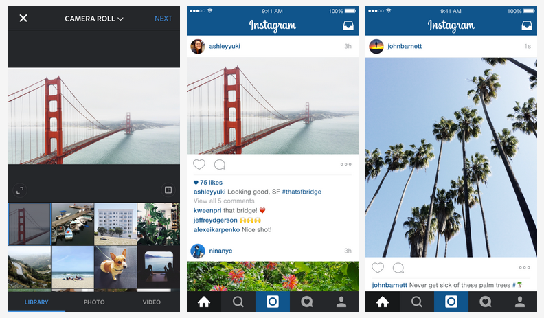 Instagram: ya no sólo fotos cuadradas